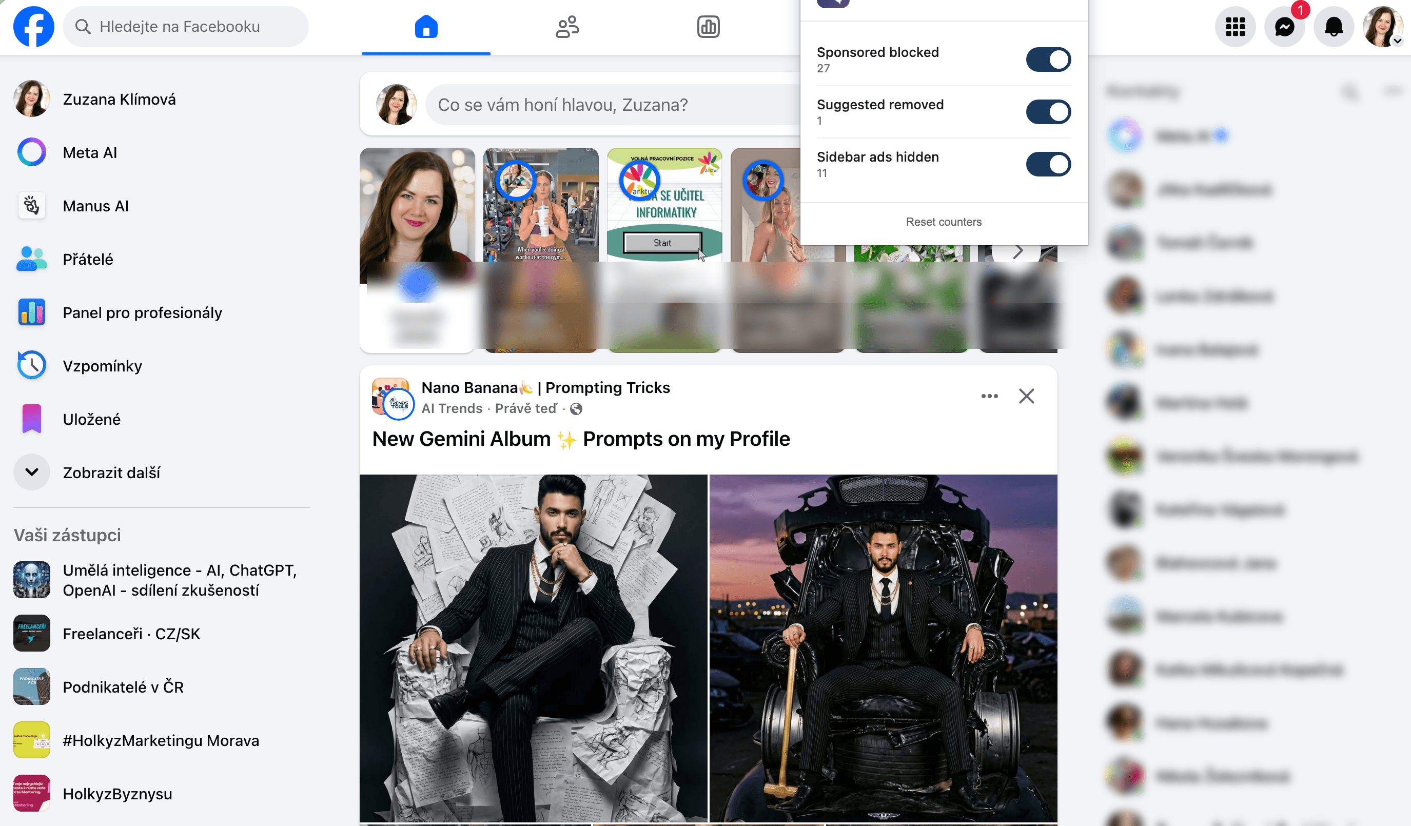 Screenshot — Clear Facebook