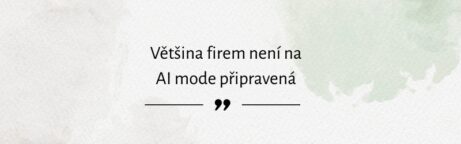 většina firem není na AI mode připravená citace klímová